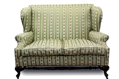 Lot 1375 - Rare early 20th century Howard & Co twin seater sofa