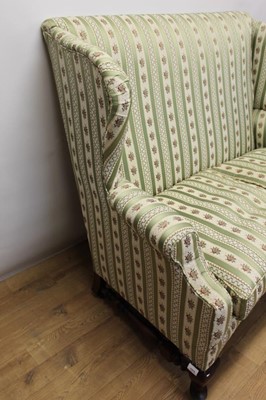 Lot 1375 - Rare early 20th century Howard & Co twin seater sofa