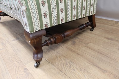 Lot 1375 - Rare early 20th century Howard & Co twin seater sofa