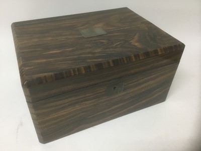 Lot 289 - 19th century coromandel writing slope