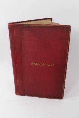 Lot 819 - 19th century album of antique engravings