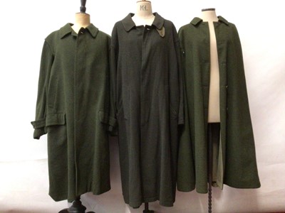 Lot 2127 - Two Loden wool coats and a Loden cape.