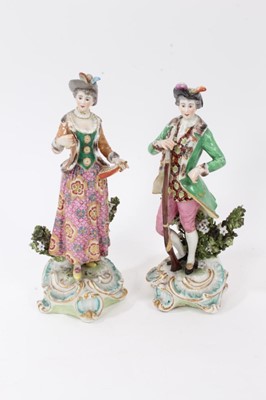 Lot 231 - A pair of Samson bocage figures
