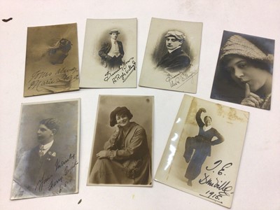 Lot 1402 - Group of early motor racing and music hall postcards