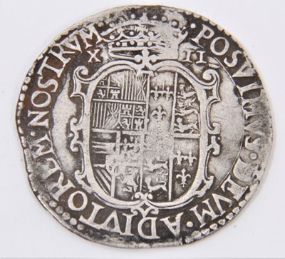 Lot 422 - G.B. - Philip and Mary silver hammered Shilling 1554 (spink ref.2500) displaying full portraits and clear date