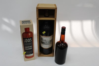 Lot 2485 - Three bottles of wines and spirits
