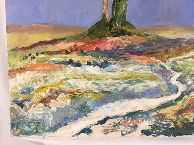 Lot 74 - *John Hanbury Pawle (1915-2010) oil on board- ‘The West’, signed, 58cm x 80cm