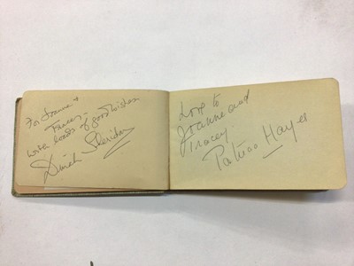 Lot 1398 - Two of autographs including Syd James, Patricia Hayes, Bernard Cribbins, Bernard Breslaw