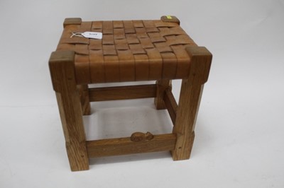 Lot 2478 - Mouseman stool