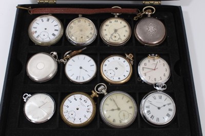 Lot 337 - Collection of twelve various pocket watches