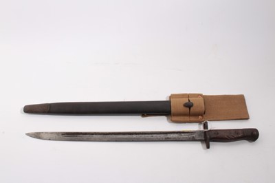 Lot 1025 - First World War British 1907pattern Wilkinson Bayonet