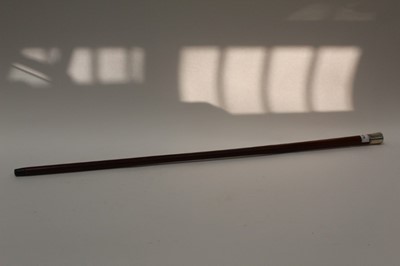Lot 2470 - Silver topped Gentleman's Malacca walking cane