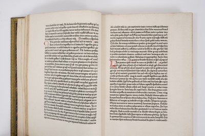 Lot 695 - Petrus de Crescentiis  Ruralia commoda, first edition of the first printed book on agriculture, Augsburg, Johann Schuessler, 1471.