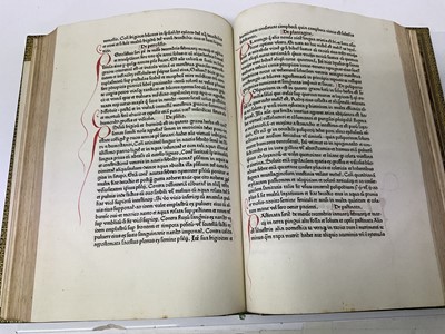 Lot 695 - Petrus de Crescentiis  Ruralia commoda, first edition of the first printed book on agriculture, Augsburg, Johann Schuessler, 1471.