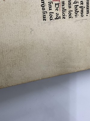 Lot 695 - Petrus de Crescentiis  Ruralia commoda, first edition of the first printed book on agriculture, Augsburg, Johann Schuessler, 1471.
