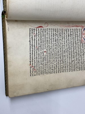Lot 695 - Petrus de Crescentiis  Ruralia commoda, first edition of the first printed book on agriculture, Augsburg, Johann Schuessler, 1471.