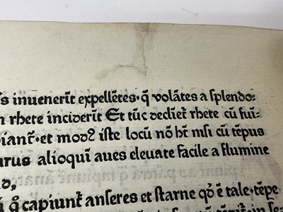 Lot 695 - Petrus de Crescentiis  Ruralia commoda, first edition of the first printed book on agriculture, Augsburg, Johann Schuessler, 1471.
