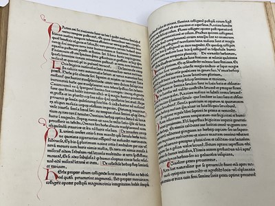 Lot 695 - Petrus de Crescentiis  Ruralia commoda, first edition of the first printed book on agriculture, Augsburg, Johann Schuessler, 1471.