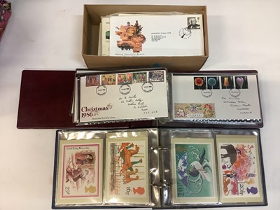 Lot 1582 - One bag of First Day Covers, matchbox covers and cigarette cards
