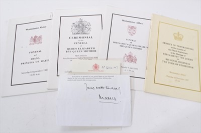 Lot 115 - Collection of programmes