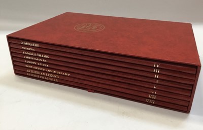 Lot 1581 - Two sets of Fine Art Covers First Day covers sets in original slipcases.