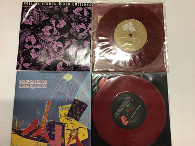 Lot 2245 - Superb collection of Rolling Stones singles, EP's and colour vinyls - many look unplayed. approx. 34