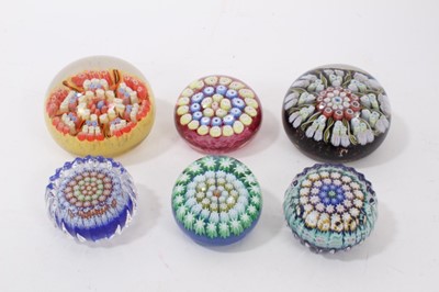Lot 1223 - Six Perthshire Paperweights, some pre. 1974 (6)