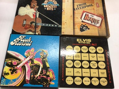 Lot 2283 - Box of approx 80 LP's including Harvey Andrews, Beatles, Stones, Joe Jackson, Mick Jagger, Hollies, Stevie Wonder and compilation albums. Also included is a box of mainly boxed sets.