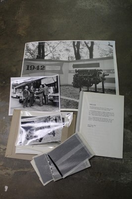 Lot 2029 - Extensive collection of interesting Ford Motor Company promotional and historical press photographs, commercial vehicle items including adverts, posters and other items (qty)