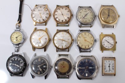 Lot 170 - Collection of fourteen vintage wristwatches to include Verity, Ilona Coral and Smiths