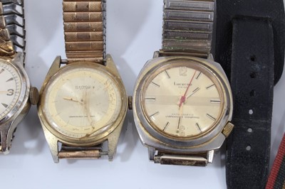 Lot 178 - Collection of fourteen vintage wristwatches to include Aviva, Timex, and Timor