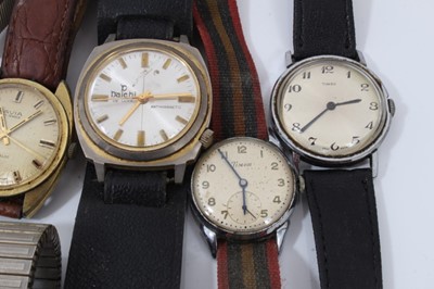 Lot 178 - Collection of fourteen vintage wristwatches to include Aviva, Timex, and Timor
