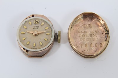 Lot 200 - 1950s 9ct gold ladies Tudor Royal wristwatch