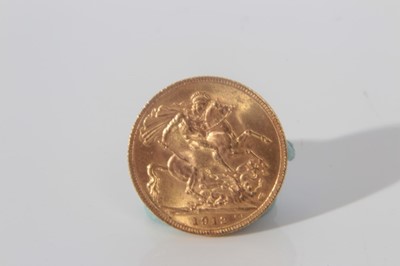 Lot 436 - G.B. - Gold Sovereign George V 1912 EF (1 coin)