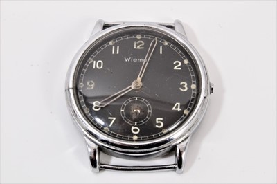 Lot 213 - Second World War period Wiemer wristwatch