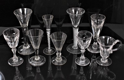 Lot 147 - Three 18th century glasses