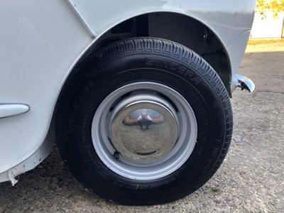 Lot 1980 - 1976 Mini 850 Pickup, 848cc, Reg. No. MTW 599P, finished in white with a vinyl interior.
