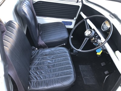 Lot 1980 - 1976 Mini 850 Pickup, 848cc, Reg. No. MTW 599P, finished in white with a vinyl interior.