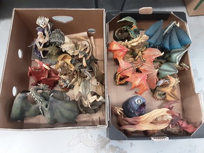 Lot 1284 - Collection of Enchantica dragons