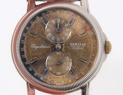 Lot 278 - Sewills Regulateur wristwatch