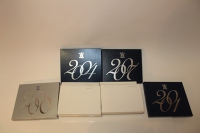Lot 474 - G.B. - Royal Mint mixed proof sets to include, 1992 (red), 1994 (red), 1995 (red), 1997 (blue), 2000, 2001,2004 and 2007 (all cased with certificates of authenticity) (8 coin sets)