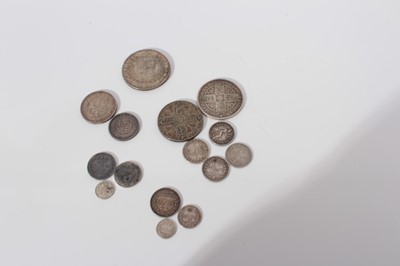 Lot 494 - G.B.  - Mixed silver coins to include Maundy - part sets