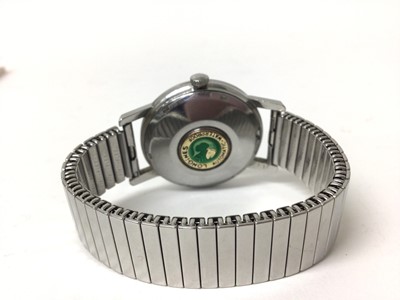 Lot 217 - 1960s Gentleman’s Longines Conquest automatic steel wrist watch, boxed with original papers