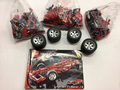 Lot 1757 - Lego 8674 Ferrari F1 Racer 1:8 scale with instructions, boxed
