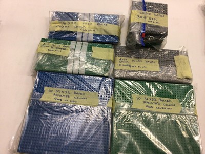 Lot 1766 - Lego bases assorted colours 32 x32 (20) 16 x 32 (31) and 16 x 16 (30)