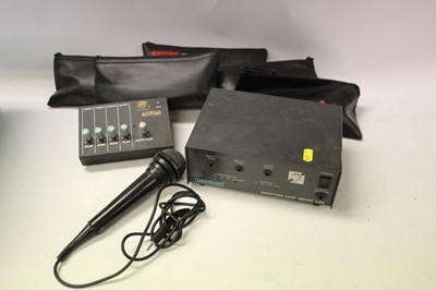 Lot 2670 - Box of music recording equipment