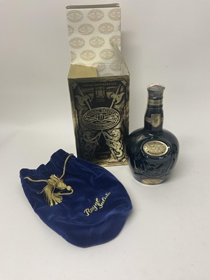 Lot 48 - Bottle of Chivas Royal Salute 21 Year Old Scotch Whisky in Wade ceramic decanter, in original box