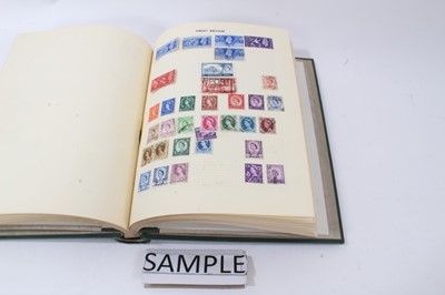 Lot 1583 - Selection of stamp albums world stamps, quantity of loose stamps