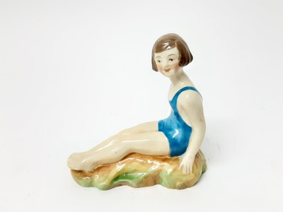 Lot 1266 - Mintons Art Deco model of Mary by R. Bradbury