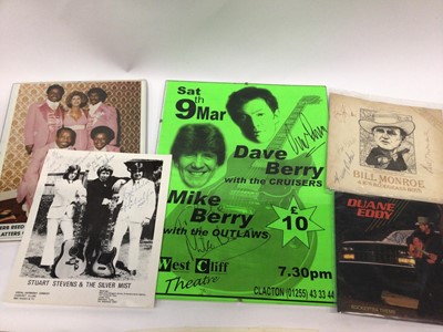 Lot 2330 - Two boxes of assorted signed music memrobeilia etc